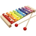 ZTGD Wooden Xylophone 8 Tone Music Enlightenment Safe Early Education