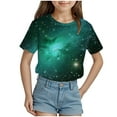 thumbnail image 1 of ZTKWD Boys Girls Unisex Shirts 3D Graphic T-Shirt Cool Crewneck Short Sleeve Top Tees 6-16 Years, 1 of 4
