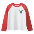 thumbnail image 1 of ZTKWD Boys Long Sleeve Raglan T Shirts Kids Crewneck Color Block Casual Tops Tees 4-14 Years Cotton Spring, 1 of 3