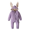 thumbnail image 1 of ZTKWD Easter Baby Clothes Baby Girl Boy Bodysuit Easter Outfit Romper Onesie Jumpsuit with Bunny Hat 0-18M, 1 of 9