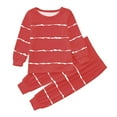 thumbnail image 1 of ZTKWD Toddler Girls Boys Soft Comfy Tencel Stripe All-weather 2pcs Set 6M-12Y, 1 of 5