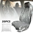 thumbnail image 1 of ZTOO 20Pcs Disposable Seat Covers Plastic Car Seat Cover Dustproof Car Seat Protector(Transparent), 1 of 9