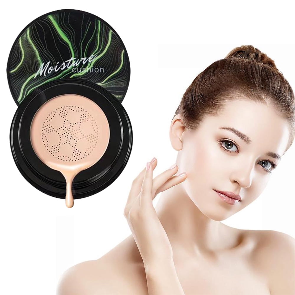 ZTOO Mushroom Head Foundation Air Cushion Moisturizing Conceale CC Cream Makeup Long Lasting BB Cream Makeup Foundation Nude Bright Makeup Base Long Lasting