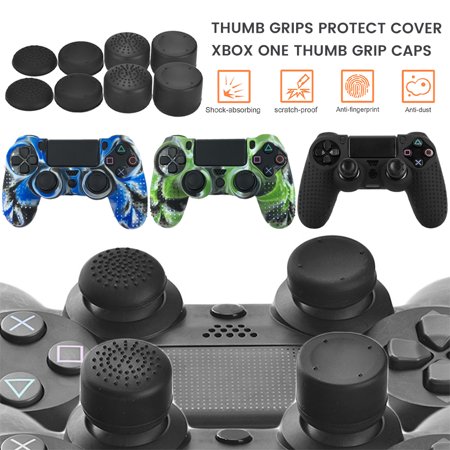 ZTOO Silicone Cover for PS4 Grip Anti-slip Protector Game Accessory Protect Cover Silicone Thumb Stick Grip Caps