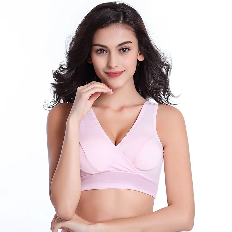 ZTOV Cotton Breastfeeding Maternity Bras Sleep Nursing Bras for Feeding