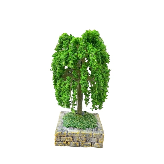 ZTTD 1 Pc Model Tree 2.68 inch Model Tree Train Scenery Architecture Trees Fake Trees for DIY Crafts, Building Model, Scenery Landscape Natural Green