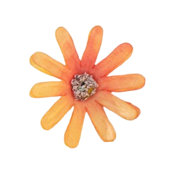 ZTTD 1 Pcs Faux Daisy Flower Head for Craft, Mini Faux Flowers 3 cm Artificial Daisies Bulk Small Fake Daisies Head for Bonnet, Bouquets, Wedding & Home Decor