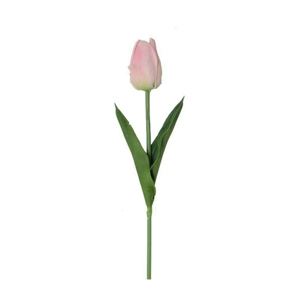 ZTTD 1 Pcs Pink Tulips Fake Flowers Faux Flowers Artificial Tulips Touch Real Single Stem Fake Floral Tulips Spring Bouquet of Flowers for Decoration Home Party Centerpieces Wedding Gifts