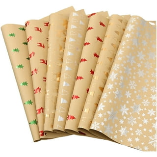 FUYUYU Bridal Shower Wrapping Paper 1PC DIY Children's Christmas Wrapping  Paper Holiday Gifts Wrapping Truck Plaid Snowflake Green Tree Christmas  Design Wrapping Paper 