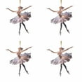 thumbnail image 1 of ZTTD 4 Pcs Christmas Ornaments Sparkling Ballerina 2D Flat Acrylic Decorations 3.14 Inch for Christmas Tree Decorative Hanging Ornaments, 1 of 9