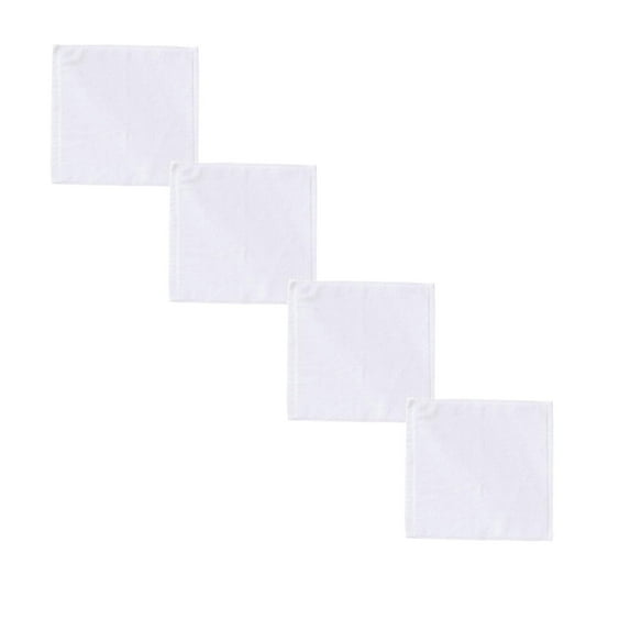 ZTTD 4Pcs Face Cloths, Soft Wash Cloth for Washing Face, Cotton Face Towels for Sensitive Skin Women Facial Makeup Remover Reusable Absorbent Washcloths (10 x 10 Inch)