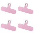 thumbnail image 1 of ZTTD 4Pcs Phone Tether Tab for Phone, Cell Phone Lanyard Patch, Phone Strap Replacement Part for All Full Phone Cases (Pink), 1 of 9