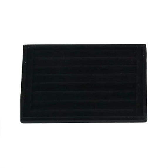 ZTTD 7 Slots Jewelry Ring Earrings Storage Box, Ring Organizer Display Case Jewelry Rings Earrings Holder Tray Showcase for Girls and Women