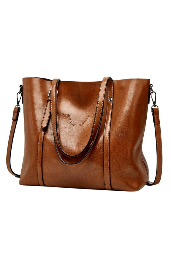 8 Colors Fashion Leather Handbag Shoulder Bag Crossbody Bag Travel Shopping Tote Purse Tassel Large With Zipper for Women Christmas Girls Lady 12.6 x 4.72 x 11.42 inches