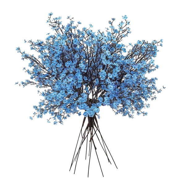 ZTTD 8 Pcs Babys Breath Artificial Flowers Gypsophila Bouquets Bulk Real Touch Fake Silk Flowers for Home Wedding DIY Floral Arrangement Kitchen Table Centerpiece Festival Decoration