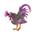 thumbnail image 1 of ZTTD Alloy Fashion Vintage Rooster Brooch Lapel Pin Ladies Clothing Pins Accessories Jewelry, 1 of 9
