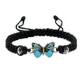 thumbnail image 1 of ZTTD Butterfly Bracelets for Teen Girls Adjustable String Chain Butterfly Bracelets for Women Cute Butterfly Charm Bracelets, 1 of 5