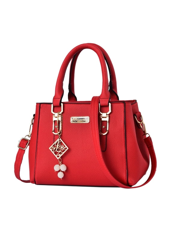 Casual Leather Messenger Bag Large Capacity Handbag Fashion Womens Bag