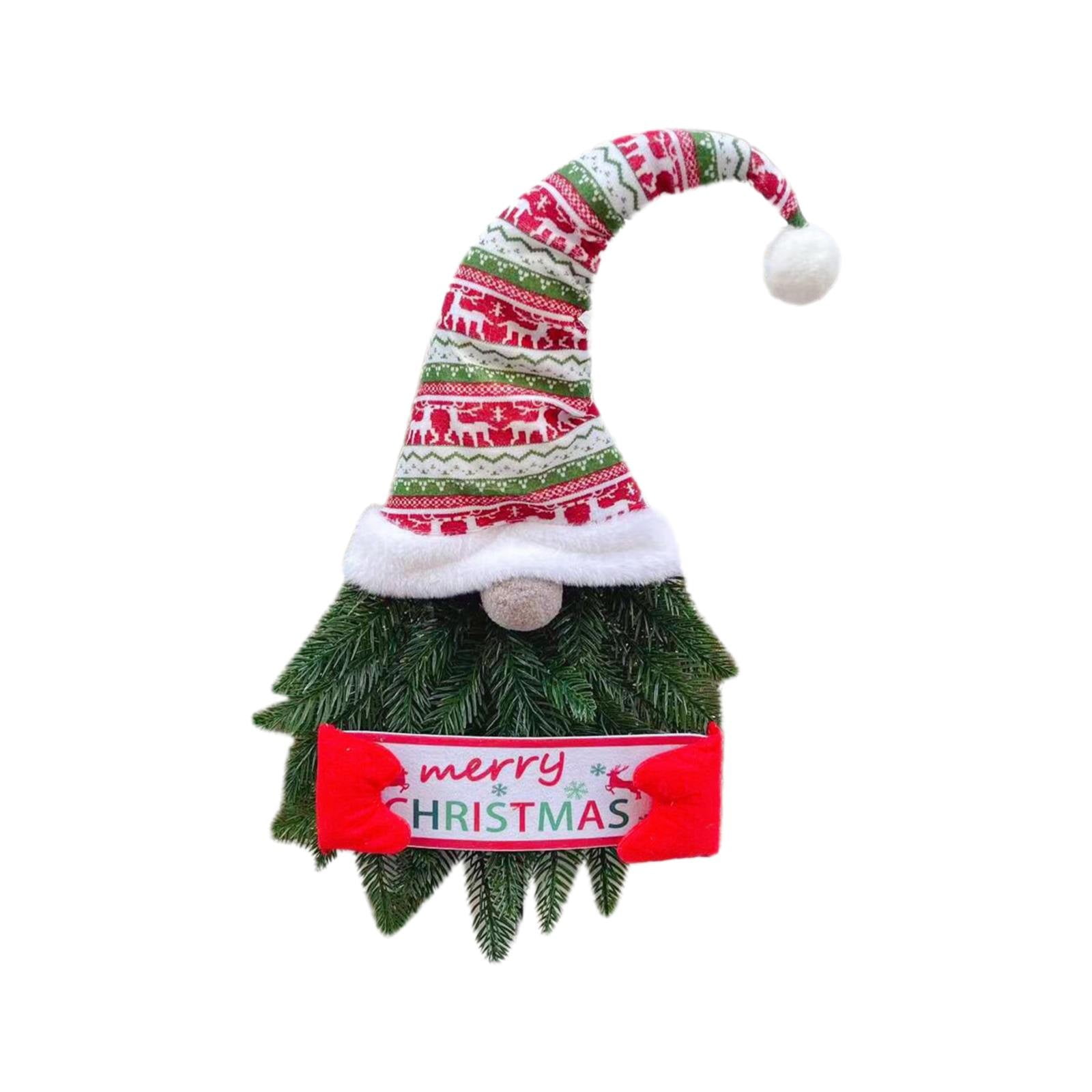 ZTTD Christmas Style Garland Forest Elf Doll Door Hanging Faceless Doll