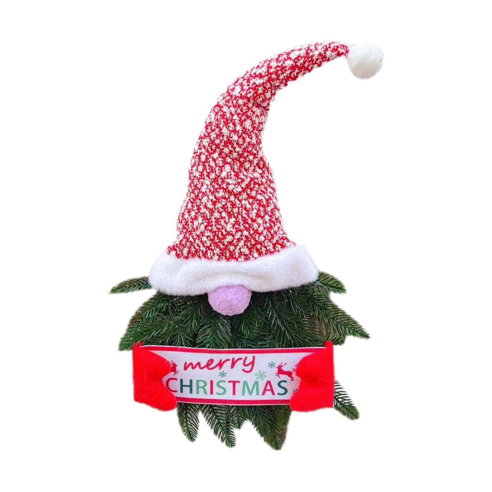 ZTTD Christmas Style Garland Forest Elf Doll Door Hanging Faceless Doll