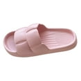 thumbnail image 1 of ZTTD Cloud Slides for Women and Men Shower Slippers Bathroom Sandals Extremely Comfy Cushioned Thick Sole Slippers Beach Shoes Pink, 1 of 9