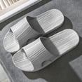 thumbnail image 1 of ZTTD Couples Men Shower Room Home Non Slip Breathable Soft Sole Shoes Slipper Comfortable Flat Shoes Gray, 1 of 5