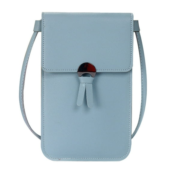 ZTTD Crossbody Purses for Women Adjustable Strap Shoulder Bag With Visual Mobile Phone Window Ladies Casual Crossbody Bag