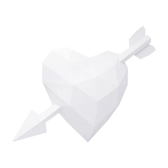 ZTTD DIY 3D Model Wall Decoration Manual Creative Wall Hanging Wall Decoration Valentine's Day Products, White