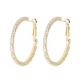 thumbnail image 1 of ZTTD Fashion Large Hoops Circle Geometric Shape Rhinestone Earrings Thin Dangle Gold Elegant Rhinestone Earrings Wedding Women Accessories Jewelry Earrings For Women, 1 of 8
