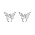 thumbnail image 1 of ZTTD Fashion Printed Quality Butterfly Wing Earring Earrings Butterfly Jewelry S925 Sterling Silver Butterfly Earrings, 1 of 3