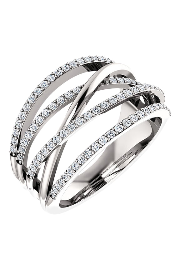 Fashion Silver Silk Rope Knot Love Couple Tail Ring Personalized Diamond Jewelry