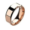 thumbnail image 1 of ZTTD Fashion Simple Unisex Lovers Stainless Steel Mirror Finger Rings Jewelry Gifts - Size 5~13, 1 of 1