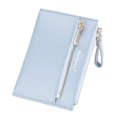 thumbnail image 1 of ZTTD Fashion Style Trifold Small Wallet PU Leather Women Wallet Purse Card Wallet A, 1 of 3