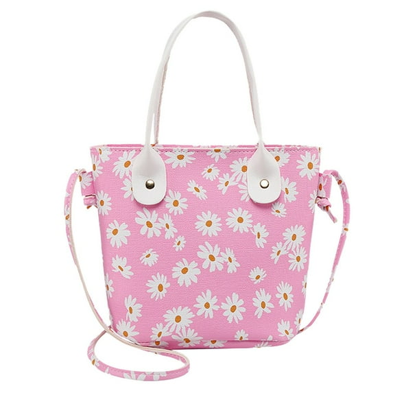 ZTTD Fashion Women Pure Color Flowers Crossbody Bag Zipper Bag Shoulder Bag Hand Bag A