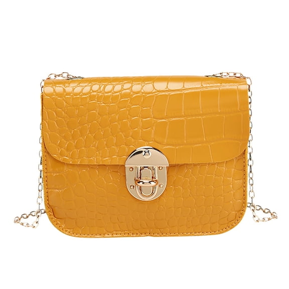 ZTTD Fashion Women Solid Color Leisure Crossbody Bag Hasp Bag Shoulder Bag Hand Bag A