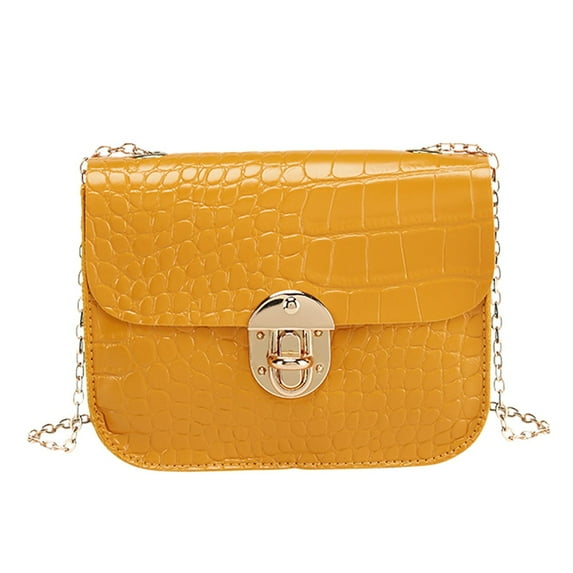 ZTTD Fashion Women Solid Color Leisure Crossbody Bag Hasp Bag Shoulder Bag Hand Bag A