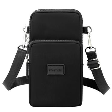 ZTTD Fashion Women's Shoulder Handbag Solid Color Non Printing Zipper Messenger Bag Mobile Phone Bag