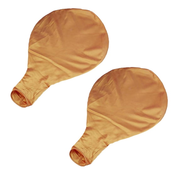 ZTTD Gold Giant Balloons 36 Inch - 2 Pack Jumbo Gold Balloons Large Round Latex Balloons for Photo Shoot Birthday Bridal Shower Wedding Party Decorations
