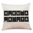 thumbnail image 1 of ZTTD Home Decor Cushion Cover Black And White Style Throw Pillowcase Pillow Covers A, 1 of 2