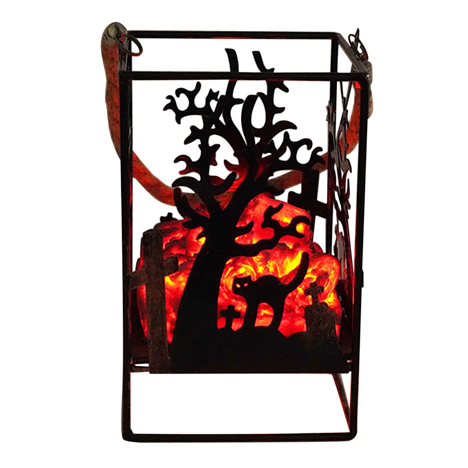 ZTTD Imitation Charcoal Flame Lights LED Decorative Lights Wrought Iron