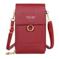 thumbnail image 1 of ZTTD Ladies Crossbody Purses Women Casual Crossbody Bag Adjustable Strap Shoulder Bag With Visual Mobile Phone Window, 1 of 3