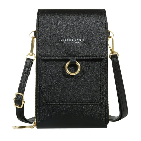 ZTTD Ladies Crossbody Purses Women Casual Crossbody Bag Adjustable Strap Shoulder Bag With Visual Mobile Phone Window