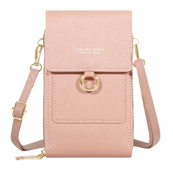 ZTTD Ladies Crossbody Purses Women Casual Crossbody Bag Adjustable Strap Shoulder Bag With Visual Mobile Phone Window