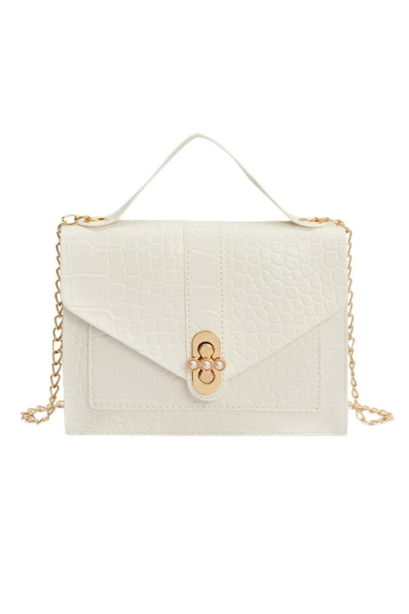 Ladies Fashion Hasp Chain Small Square Bag Shoulder Bag Messenger Bag Hand Bag