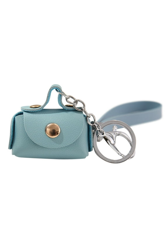 Leather Car Key Case Wallet Key Holder Bag for Men Women Coin Purse