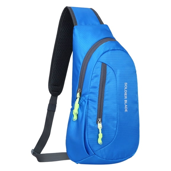 ZTTD Man Women Outdoor Multifunctional Sling Backpack Fashionable Casual Shoulder Messenger Bag Hiking Chest Bag A