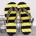 thumbnail image 1 of ZTTD Men Shoes Flat Bottom Herringbone Slippers Flip Flops Fashion Summer Sandals Flat Bottom Men's Flip Flops Beach Sandals Yellow, 1 of 8