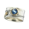 thumbnail image 1 of ZTTD Natural Silver Turquoise Ring With Diamonds Simple Fashion Jewelry Popular Accessories for Mother's Day Rings, 1 of 3