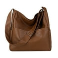 thumbnail image 1 of ZTTD Pu Women Fashion and Casual Bag Shoulder Bag Car Sewing Solid Tone Tote Bag Casual Crossbody Bag, 1 of 5