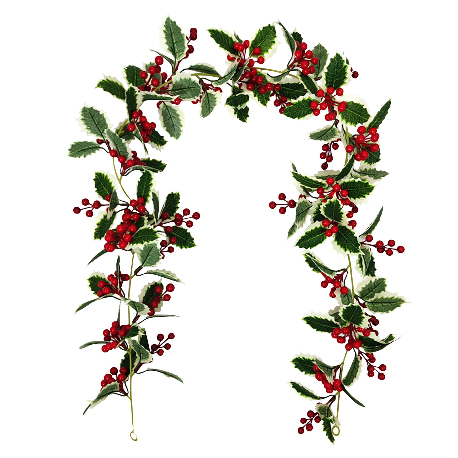 ZTTD Red Berry Christmas Garland Flexible Artificial Berry Garland for ...